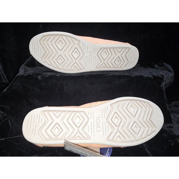 Toms Alpargata Light Orange Heritage Canvas Slip-On Shoes - Women's Size 8 NEW - Picture 3 of 6